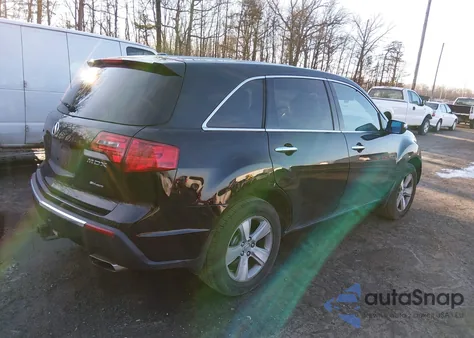 2010 Acura Mdx Technology Package from USA, damaged, VIN 2HNYD2H61AH517939